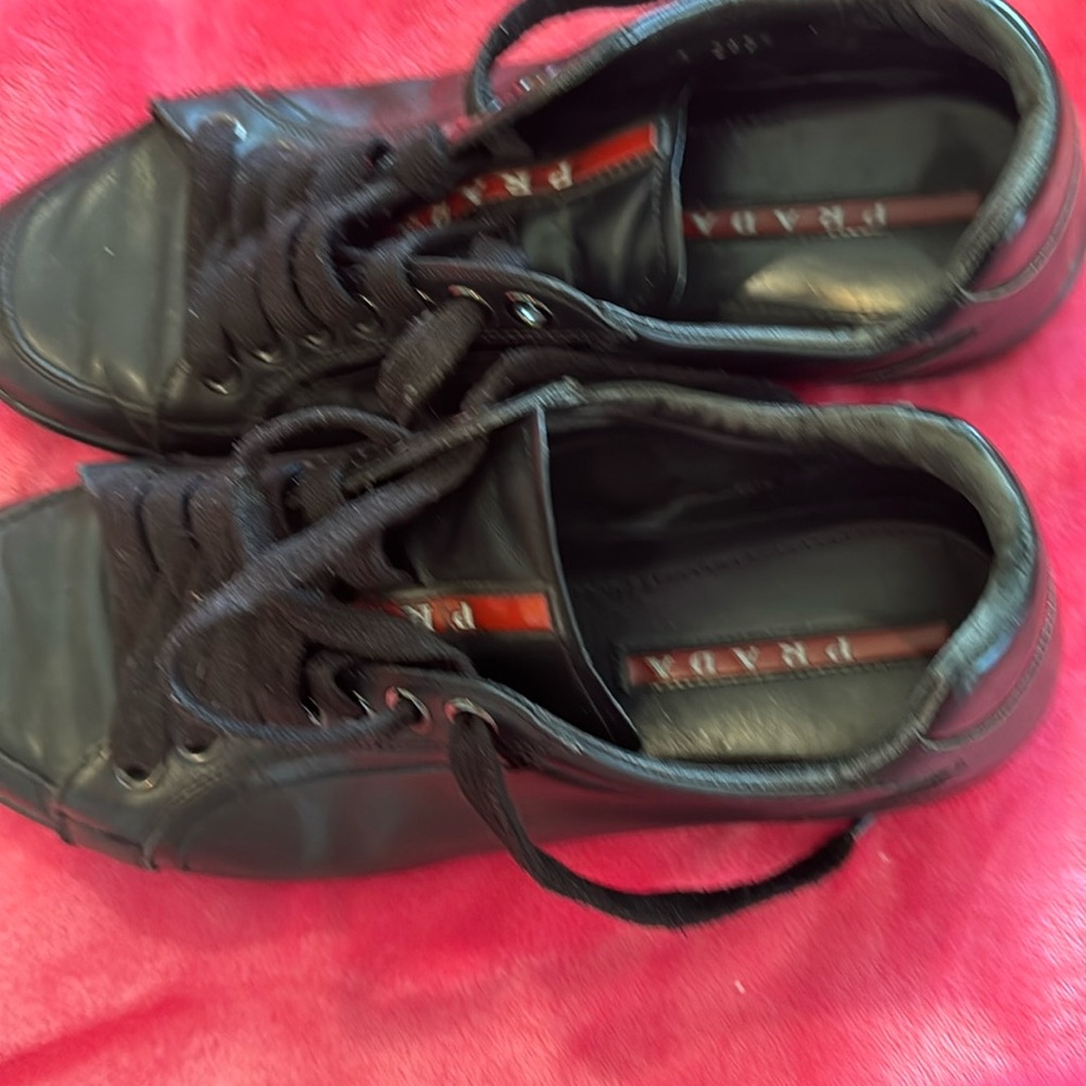 Prada sneakers good condition leather